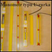 manometry cieczowe U-rurka